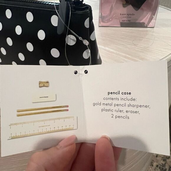 New Kate Spade Desk Accessories Gift Set Bundle Teacher or Graduate Gift - Picture 5 of 9